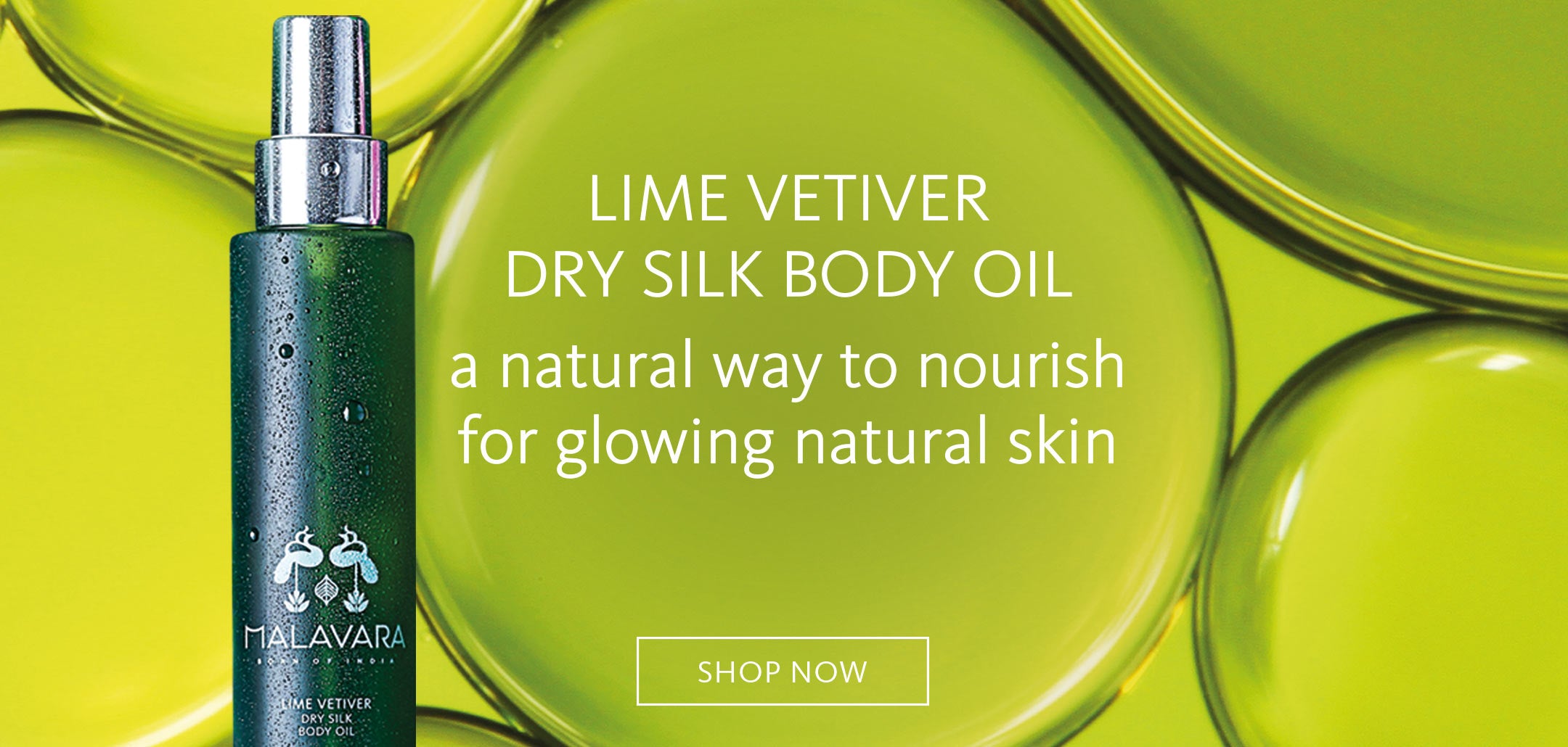 Malavara Lime Vetiver Dry Silk Body Oil